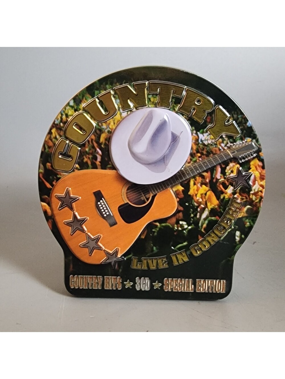 Country Live in Concert 3CD Special Edition Tin Set Crystal Gayle Tanya Tucker